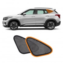 Port Window Sun Shade for Kia Seltos 2019-2025 Car Sun Blind Mesh Third Row Window