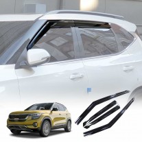 Weathershields for Kia Seltos 2019-2025 Car Weather Shields Wind Deflectors Window Sun Visor 4-Piece Set