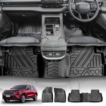 3D Floor Mats for Haval H6/H6 GT 2021-2025 Heavy Duty All Weather Car Mats Carpet Liner Set