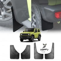 Suzuki Jimny 3-Door 2018-2025 Mud Flaps Splash Guards Mudguard Fender Front and Rear Set of 4