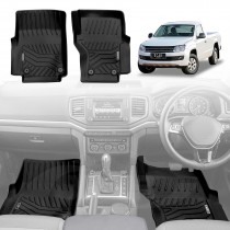 3D Floor Mats for Volkswagen Amarok Single Cab 2009-2022 Customized Heavy Duty All Weather Car Mat Liners Carpet