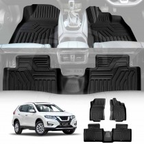 3D Floor Mats for Nissan X-trail Xtrail T32 2013-2022 Heavy Duty All Weather Car Mats Carpet Liner Set
