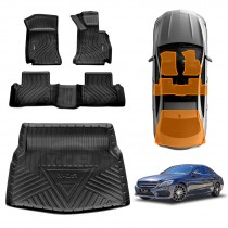 3D Floor Mats Boot Liner for Mercedes-Benz C-Class Sedan 2014-2022 All Weather Heavy Duty Cargo Car Trunk Luggage Tray
