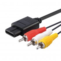 AV Audio Video TV RCA Cable Cord for Nintendo 64 NGC SFC SNES GameCube