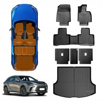 Floor Seat Back Kick Cargo Boot Liner for Lexus RX350 RX350h RX500h 2022-Onwards Luggage Tray Cargo Mat Trunk Cover Heavy Duty 