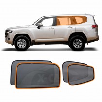 Port Rear Window Sun Shade for Toyota Landcruiser 300 LC300 2021-Onwards Car Sun Blind Mesh