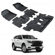 3D Floor Mats for Isuzu MU-X MUX 2022-Onwards Heavy Duty All Weather Car Mats Carpet Liner Set