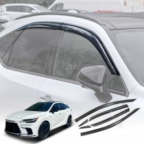 Weathershields for Lexus RX RX350 RX500 2022-2025 Car Weather Shields Wind Deflectors Window Sun Visor 6 Pcs