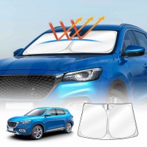 WindScreen Sun Shade for MG HS 2019-2024 Blocks UV Rays Foldable Custom Wind Screen Sun Visor Protector