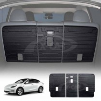 Back Seat Protector for Tesla Model Y 2022-2025 Heavy Duty Car Seats Kick Mats Cover