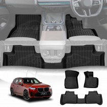 3D Floor Mats for BMW X3 G45 Series 2024-Onwards Heavy Duty All Weather Car Mats Carpet Liner Set Car Accessories