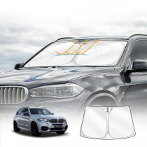 WindScreen Sun Shade for BMW X5 SUV 2014 2015 2016 2017 2018 Blocks UV Rays Sun Visor Protector Foldable Sunshade