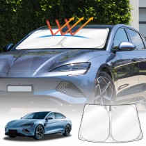 WindScreen Sun Shade for BYD Seal 2023-2025 Blocks UV Rays Foldable Custom Wind Screen Sun Visor Protector