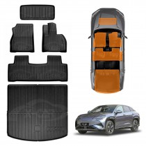 3D Floor Mats Boot Liner for BYD SEALION 7 SEALION7 2025-Onwards All Weather Heavy Duty Cargo Car Front Trunk Luggage Tray
