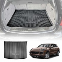 Boot Liner for Porsche Cayenne 2010-2017 SUV All Weather Heavy Duty Cargo Trunk Mat Luggage Tray