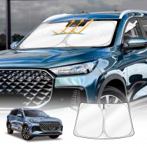 WindScreen Sun Shade for Chery Tiggo 8 Super Hybrid 2025-Onwards Blocks UV Rays Foldable Custom Wind Screen Sun Visor Protector