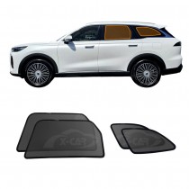 Rear Port Window Sun Shades for Chery Tiggo 9 Super Hybrid 2025-Onwards UV Protection Car Sunshade Blind Mesh