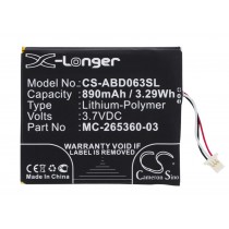 Amazon Kindle 7 eReader Replacement Battery
