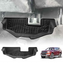 Third Row Seat Floor Mat for Ford Everest 2015-2022 Heavy Duty All Weather Car Mats Carpet Liner Set