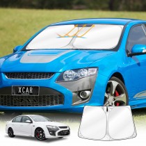 WindScreen Sun Shade for Ford Performance Vehicle FPV F6 GS GT 2008-2014 Blocks UV Rays Foldable Custom Wind Screen Sun Visor Protector