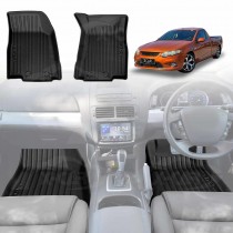 3D Floor Mats for Ford Falcon Ute FG 2008-2016 All-Weather Heavy Duty Customized Car Carpet Liners Full Set