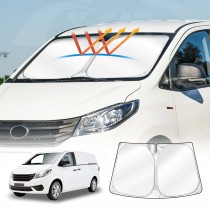 WindScreen Sun Shade for LDV G10 Van 2015-2025 Blocks UV Rays Foldable Custom Wind Screen Sun Visor Protector