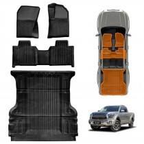 3D Floor Mats Tub Liner for GWM Cannon Alpha 2024-Onwards All Weather Heavy Duty Cargo Car Trunk Luggage Tray