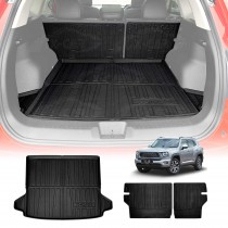 Boot Liner Kick Mats Set for GWM Haval H7 2025-Onwards All Weather Heavy Duty Cargo Car Trunk Back Seat Protector