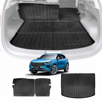 Boot Liner Back Seat Protector for GWM Haval Jolion 2024-Onwards All Weather Heavy Duty Cargo Car Trunk Kick Mats With Upper Boot Level