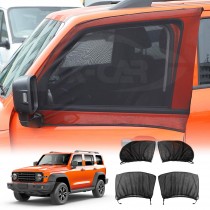 Breathable Bug Screen Mesh Cover for GWM Tank 300 Tank300 2023-2025 Full Coverage Camping Car Window Insect Proof Net