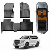3D Heavy Duty All Weather Car Mats Floor Liner Full for GWM Tank 500 Tank500 2024-Onwards 