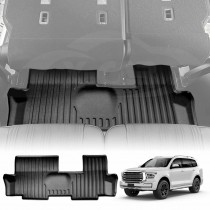 3D Heavy Duty All Weather Car Mat Floor Liner Third Row Seat for GWM Tank 500 Tank500 2024-Onwards