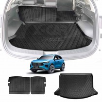 Boot Liner Back Seat Protector for GWM Haval Jolion 2024-Onwards All Weather Heavy Duty Cargo Car Trunk Kick Mats With Lower Boot Level