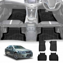 3D Floor Mats for Holden Caprice WN 2013-2017 Heavy Duty All Weather Car Carpet Liner Set Accessories