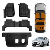 3D Floor Mats for Holden Colorado 7 2012-2016 Heavy Duty All Weather Car Mats Carpet Liner Set