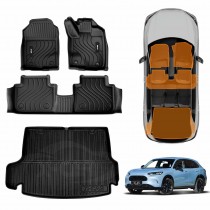 3D Floor Mats Boot Liner for Honda ZR-V ZRV 2023-Onwards All Weather Heavy Duty Cargo Car Trunk Luggage Tray