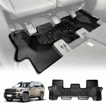 3D Heavy Duty All Weather Car Mat Floor Liner Third Row Seat for Hyundai SantaFe Santa Fe 6/7 Seater 2024-Onwards