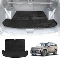 3D All Weather Boot Liner for Hyundai SantaFe Santa Fe 6/7 Seater 2024-Onwards Heavy Duty Cargo Trunk Cover Mat Luggage Tray