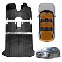3D Floor Mats Boot Liner for Hyundai IONIQ 5 IONIQ5 2021-Onwards All Weather Heavy Duty Cargo Car Trunk Luggage Tray