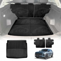 Boot Liner Set for Jaecoo J7 Lower Boot Level 2024-Onwards All Weather Heavy Duty Car Trunk Back Seat Protector Cargo Kick Mats