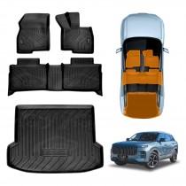 3D Floor Mats Boot Liner for Jaecoo J7 2024-Onwards All Weather Heavy Duty Cargo Car Trunk Luggage Tray