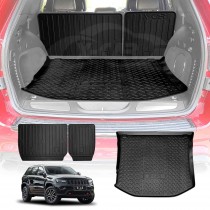 Boot Liner Back Seat Protector for Jeep Grand Cherokee 2011-2021 All Weather Heavy Duty Cargo Car Trunk Kick Mats