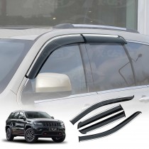 Weathershields for Jeep Grand Cherokee 2011-2021 Car Weather Shields Wind Deflectors Window Sun Visor