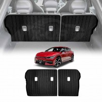 Back Seat Protector for Kia EV6 2021-Onwards All Weather Heavy Duty Car Kick Cargo Mats Cover Accessories