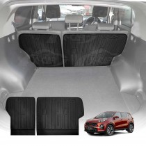 Back Seat Protector for Kia Sportage QL Series 2015-2022 All Weather Heavy Duty Car Seat Kick Mats Cover Accessories