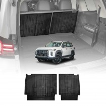 Back Seat Protector for LDV D90 2025-Onwards All Weather Heavy Duty Car Seat Kick Mats Cover