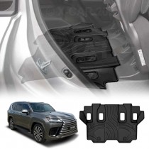 3D Heavy Duty All Weather Car Mat Floor Liner Third Row Seat for  Lexus LX Series LX500d LX600 2021-Onwards