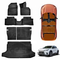 Floor Mats Boot Liner Set for Lexus LBX AWD 2024-Onwards All Weather Heavy Duty Cargo Kick Mats Back Seat Protector Cover
