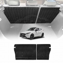 Back Seat Protector for Mazda 2 Hatch 2014-Onwards DJ Series All Weather Heavy Duty Car Seat Kick Mats Cover