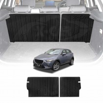 Back Seat Protector for Mazda CX-3 CX3 2015-Onwards All Weather Heavy Duty Car Seat Kick Mats Cover